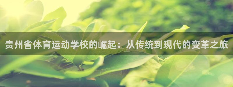 MK体育官网下载招商电话是多少啊：贵州省体育运动学校