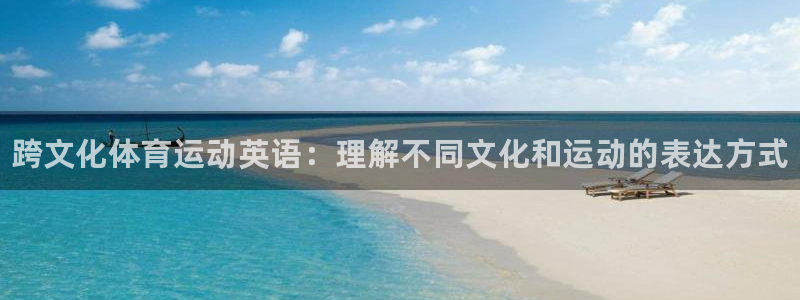 MK体育官方正版app集团logo：跨文化体育运动英语：理解