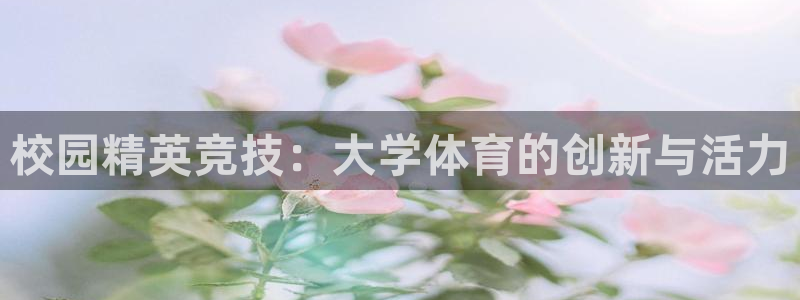 MK体育官方正版app娱乐下载：校园精英竞技：大学体育的创新